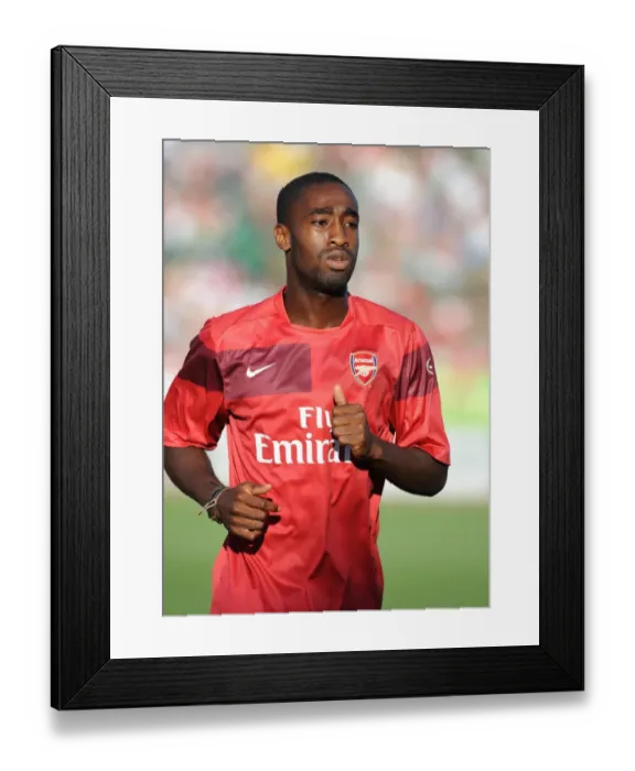 Framed Print : Johan Djourou in Action: Arsenal Crushes Szombathelyi 5-0 in Pre-Season Friendly, 2009 Framed Print : Johan Djourou in Action: Arsenal Crushes Szombathelyi 5-0 in Pre-Season Friendly, 2009