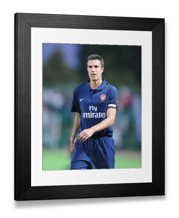 Framed Print : Robin van Persie's Explosive Arsenal Debut: 5-0 Crushing of Szombathelyi