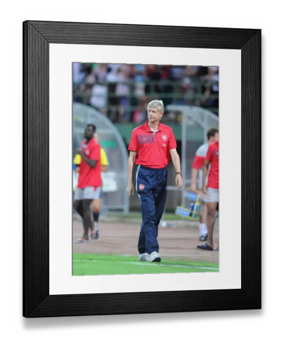 Framed Print : Arsene Wenger Leads Arsenal to a Dominant 5-0 Pre-Season Win Framed Print : Arsene Wenger Leads Arsenal to a Dominant 5-0 Pre-Season Win