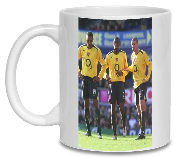 Abou Diaby, Philippe Senderos and Gilberto (Arsenal)