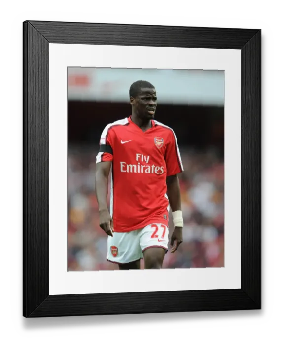 Framed Print : Arsenal's Emmanuel Eboue Celebrates Win Against Athletico Madrid, Emirates Cup 2009 Framed Print : Arsenal's Emmanuel Eboue Celebrates Win Against Athletico Madrid, Emirates Cup 2009