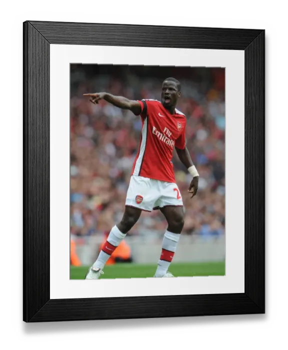 Framed Print : Arsenal's Emmanuel Eboue Celebrates Victory Over Athletico Madrid, Emirates Cup 2009 Framed Print : Arsenal's Emmanuel Eboue Celebrates Victory Over Athletico Madrid, Emirates Cup 2009