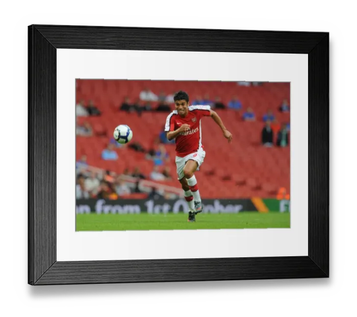 Framed Print : Arsenal's Eduardo Scores the Winning Goal Against Athletico Madrid at the Emirates Cup, 2009 Framed Print : Arsenal's Eduardo Scores the Winning Goal Against Athletico Madrid at the Emirates Cup, 2009