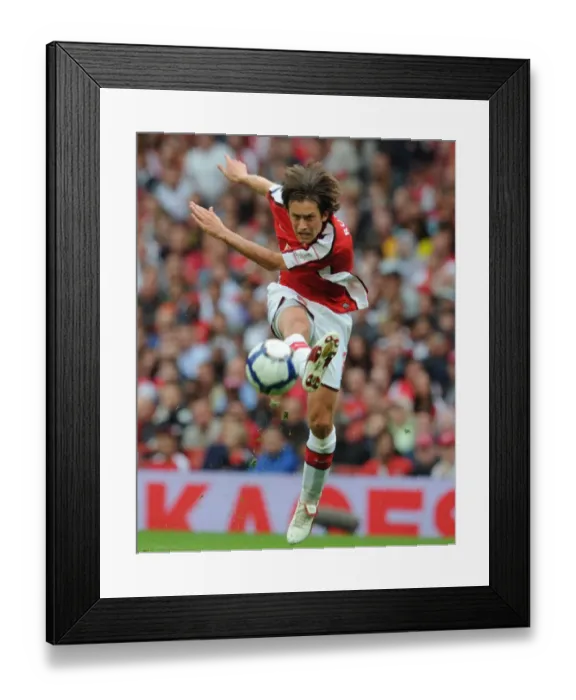 Framed Print : Arsenal's Tomas Rosicky Scores in 2-1 Victory over Athletico Madrid, Emirates Cup 2009