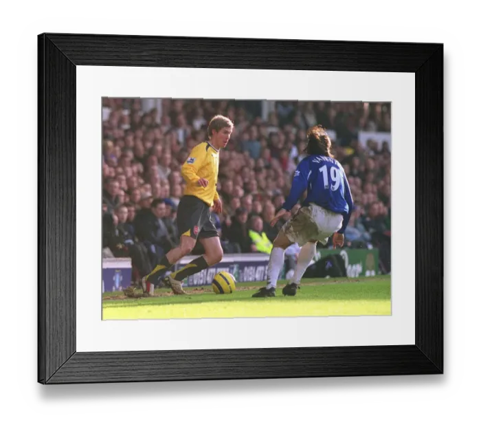 Framed Print : Alex Hleb (Arsenal) Nuno Valenta (Everton) Framed Print : Alex Hleb (Arsenal) Nuno Valenta (Everton)