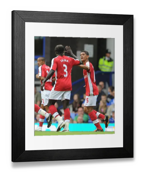 Framed Print : Denilson's Historic First Goal: Arsenal's R rout at Everton (6-1) Framed Print : Denilson's Historic First Goal: Arsenal's R rout at Everton (6-1)