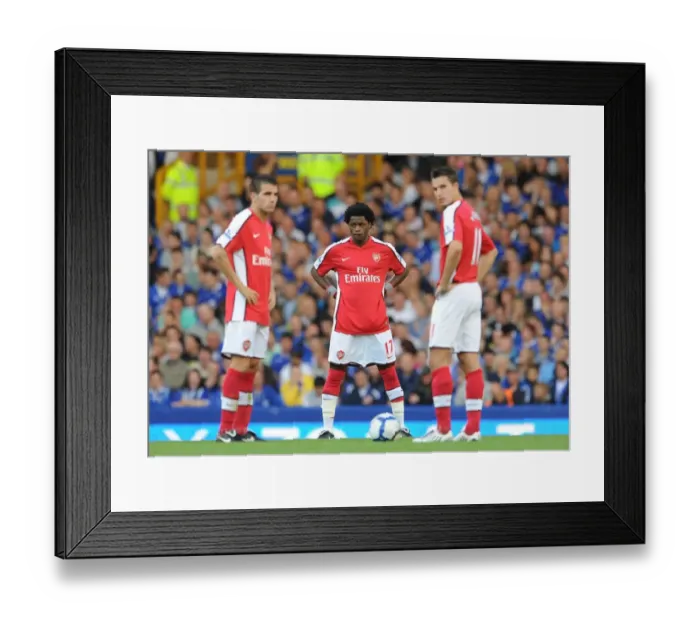 Framed Print : Alex Song's Dominant Performance: Arsenal's 6-1 Thrashing of Everton (August 15, 2009) Framed Print : Alex Song's Dominant Performance: Arsenal's 6-1 Thrashing of Everton (August 15, 2009)