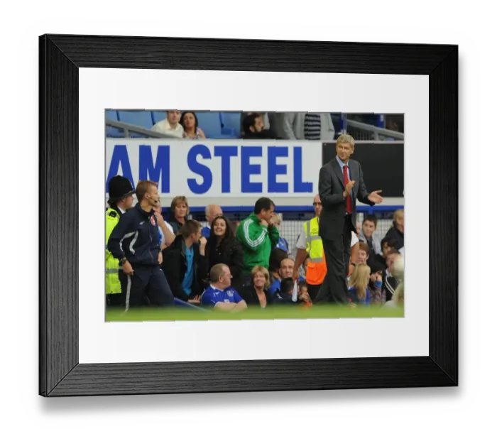 Framed Print : Arsene Wenger's Dominant Victory: Arsenal 6-1 Everton, Premier League, 2009 Framed Print : Arsene Wenger's Dominant Victory: Arsenal 6-1 Everton, Premier League, 2009