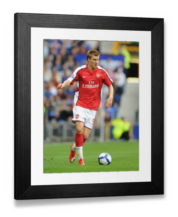Framed Print : Bendtner's Brilliant Performance: Arsenal's Dominant 1-6 Win Over Everton in the Premier League Framed Print : Bendtner's Brilliant Performance: Arsenal's Dominant 1-6 Win Over Everton in the Premier League