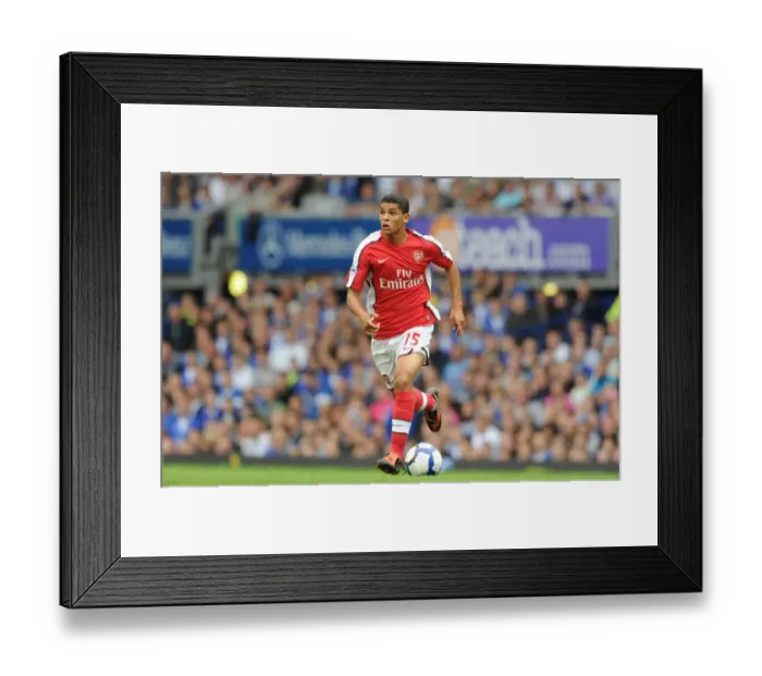 Framed Print : Denilson's Dominance: Arsenal's 1:6 Victory Over Everton, August 2009