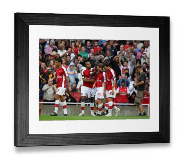 Framed Print : Andrey Arshavin celebrates scoring his and Arsenals 1st goal Framed Print : Andrey Arshavin celebrates scoring his and Arsenals 1st goal