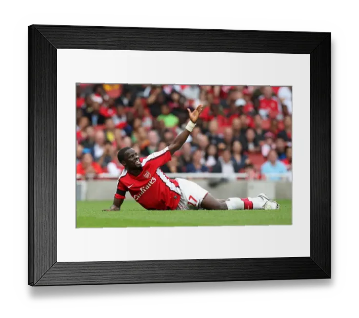 Framed Print : Emmanuel Eboue in Action: Arsenal's Win Against Atletico Madrid, Emirates Cup 2009 (2:1) Framed Print : Emmanuel Eboue in Action: Arsenal's Win Against Atletico Madrid, Emirates Cup 2009 (2:1)