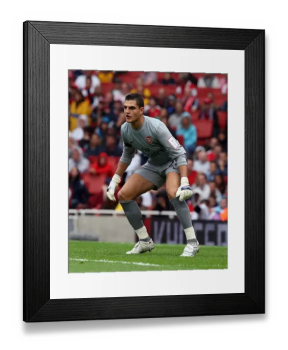 Framed Print : Vito Mannone's Heroics: Arsenal's 2-1 Emirates Cup Triumph over Atletico Madrid Framed Print : Vito Mannone's Heroics: Arsenal's 2-1 Emirates Cup Triumph over Atletico Madrid