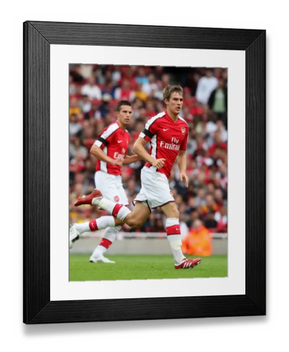 Framed Print : Aaron Ramsey's Game-Winning Goal for Arsenal Against Atletico Madrid in the Emirates Cup, 2009 Framed Print : Aaron Ramsey's Game-Winning Goal for Arsenal Against Atletico Madrid in the Emirates Cup, 2009