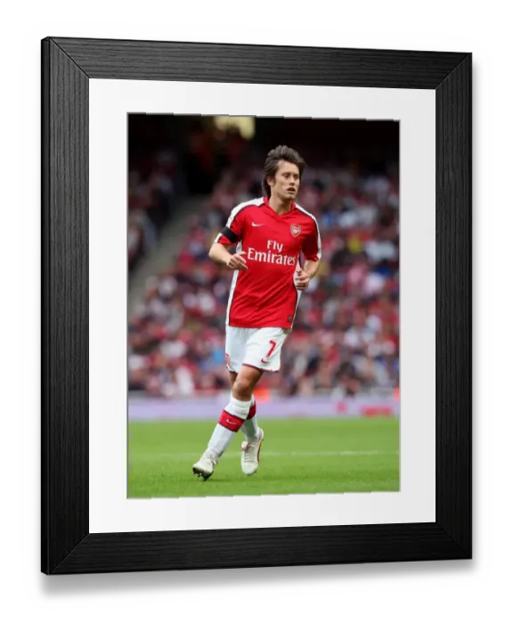Framed Print : Arsenal's Triumph over Atletico Madrid: Rosicky's Brilliant Performance (2:1)