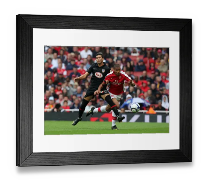 Framed Print : Armand Traore (Arsenal) Jose Reyes (Atletico) Framed Print : Armand Traore (Arsenal) Jose Reyes (Atletico)