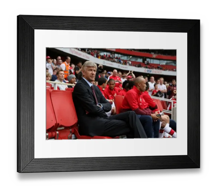 Framed Print : Arsene Wenger's Triumph: Arsenal's 2-1 Victory Over Atletico Madrid at the Emirates Cup, 2009 Framed Print : Arsene Wenger's Triumph: Arsenal's 2-1 Victory Over Atletico Madrid at the Emirates Cup, 2009