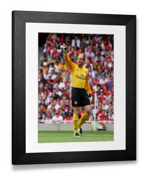 Framed Print : Manuel Almunia's Triumph: Arsenal's 3-0 Emirates Cup Victory over Rangers Framed Print : Manuel Almunia's Triumph: Arsenal's 3-0 Emirates Cup Victory over Rangers