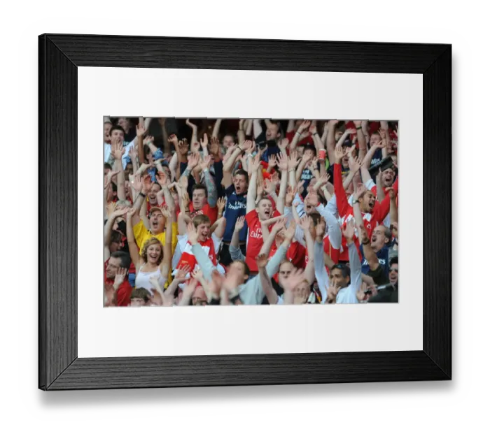 Framed Print : Arsenal fans Framed Print : Arsenal fans