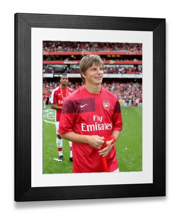 Framed Print : Arshavin's Brilliance: Arsenal's 3-0 Victory Over Rangers at Emirates Cup Framed Print : Arshavin's Brilliance: Arsenal's 3-0 Victory Over Rangers at Emirates Cup