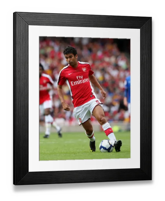 Framed Print : Eduardo's Brilliant Hat-Trick: Arsenal 3-0 Rangers, Emirates Cup 2009