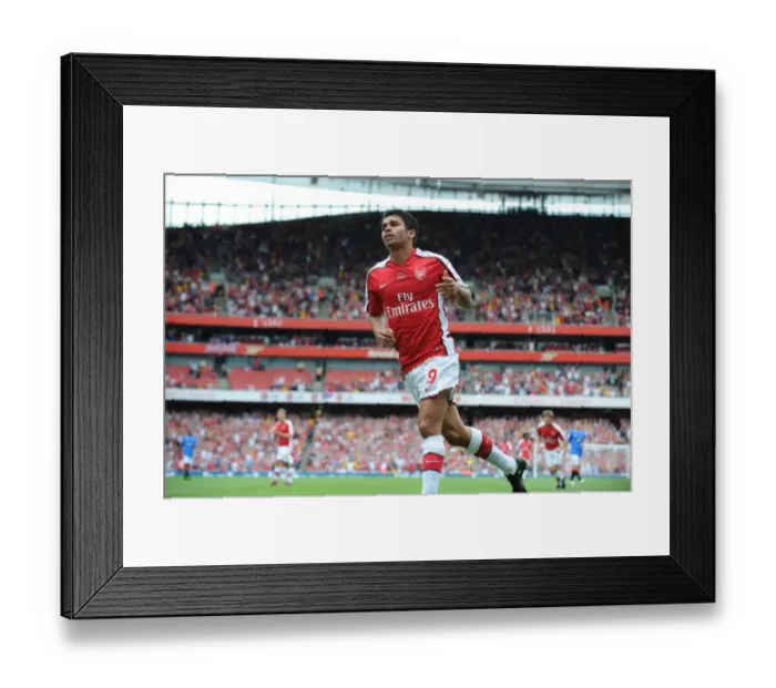 Framed Print : Eduardo's Brace: Arsenal's 3-0 Victory Over Rangers in the Emirates Cup Framed Print : Eduardo's Brace: Arsenal's 3-0 Victory Over Rangers in the Emirates Cup