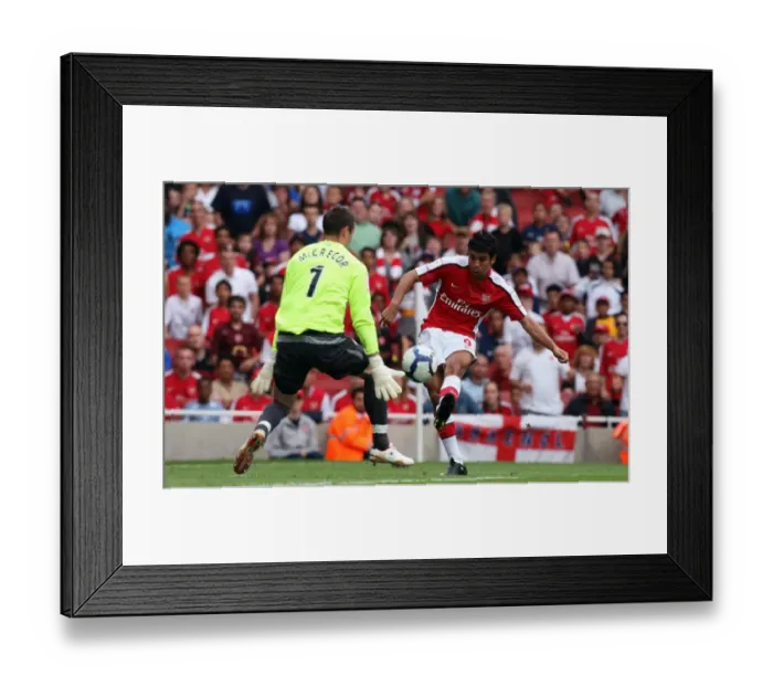 Framed Print : Eduardo (Arsenal) Allan McGregor (Rangers) Framed Print : Eduardo (Arsenal) Allan McGregor (Rangers)