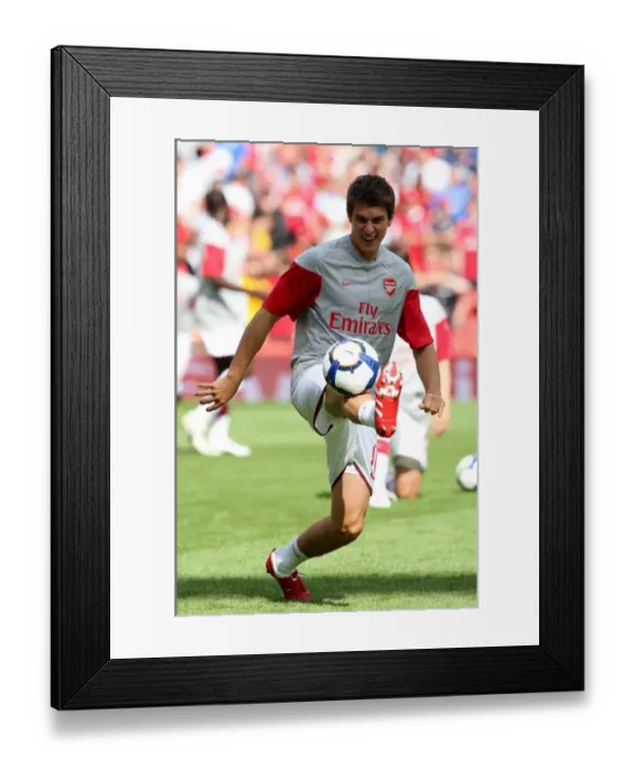 Framed Print : Arsenal's Aaron Ramsey Scores in 3-0 Emirates Cup Victory Framed Print : Arsenal's Aaron Ramsey Scores in 3-0 Emirates Cup Victory