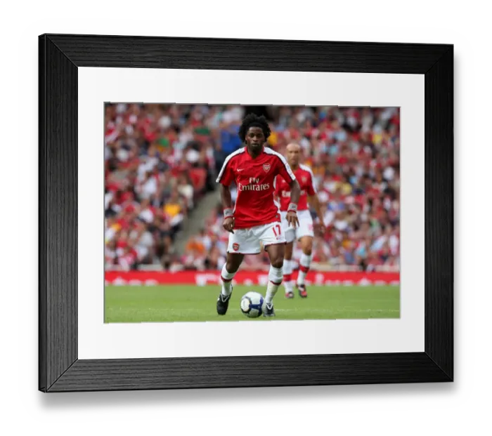 Framed Print : Alex Song's Triumph: Arsenal's 3-Andahalf-0 Victory over Rangers at the Emirates Cup, 2009 Framed Print : Alex Song's Triumph: Arsenal's 3-Andahalf-0 Victory over Rangers at the Emirates Cup, 2009