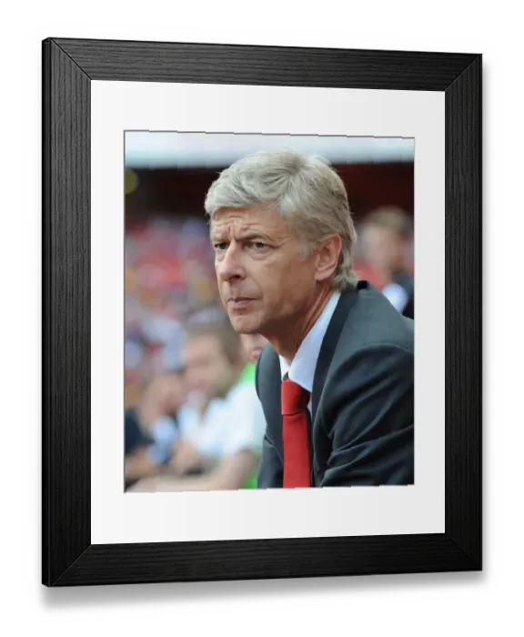Framed Print : Arsene Wenger's Triumph: Arsenal's 3-0 Victory over Rangers (Emirates Cup Day 2, 2009)