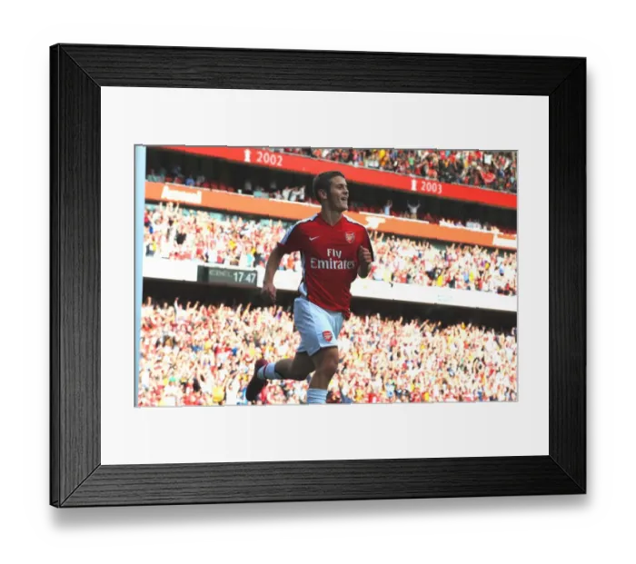 Framed Print : Jack Wilshere celebrates scoring Arsenals 3rd goal his 2nd Framed Print : Jack Wilshere celebrates scoring Arsenals 3rd goal his 2nd