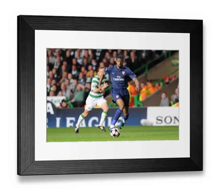Framed Print : Abou Diaby's Stellar Show: Arsenal's 2-0 UEFA Champions League Victory Over Celtic (August 2009)