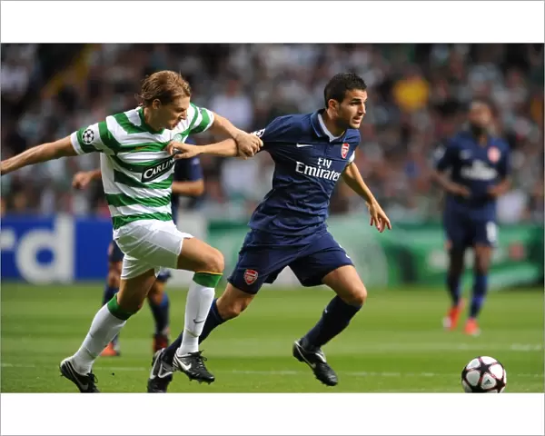 Cesc Fabregas (Arsenal) Glenn Loovens (Celtic)