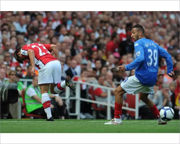 Andrey Arshavin (Arsenal) Nadir Belhadj (Portsmouth)