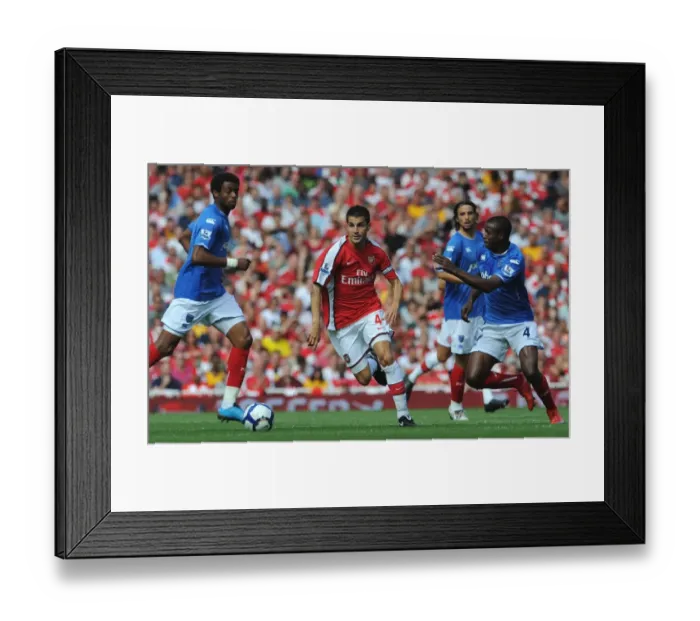 Framed Print : Cesc Fabregas Leads Arsenal to 4:1 Victory over Portsmouth, Emirates Stadium, 2009 Framed Print : Cesc Fabregas Leads Arsenal to 4:1 Victory over Portsmouth, Emirates Stadium, 2009