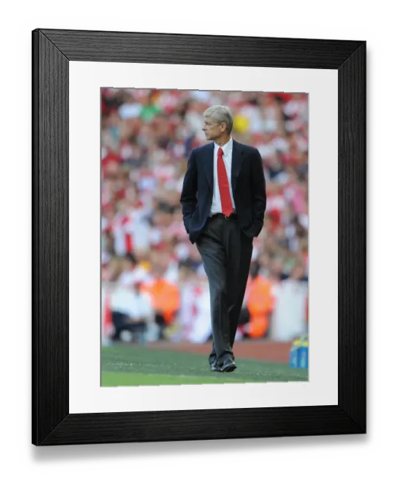Framed Print : Arsene Wenger's Triumph: Arsenal's 4-1 Victory Over Portsmouth, 2009