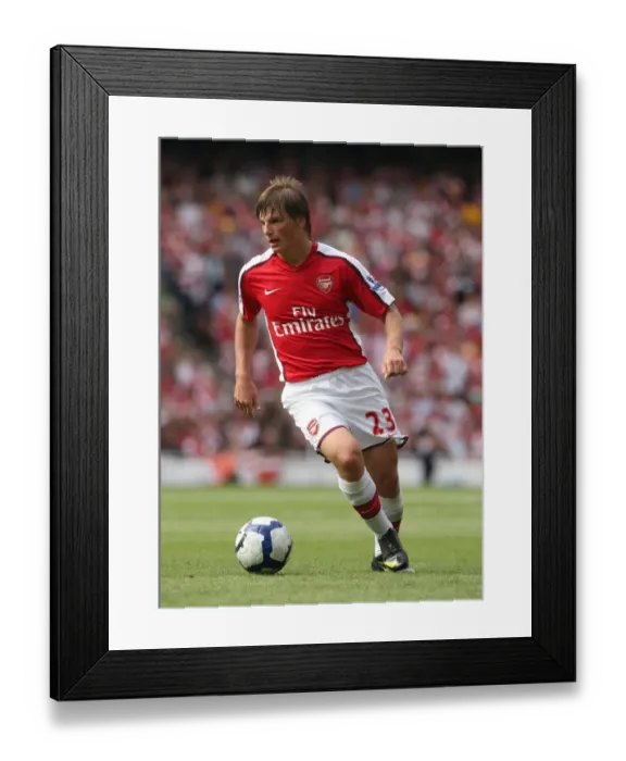 Framed Print : Arshavin's Brilliance: Arsenal's Dominant 4-1 Win Over Portsmouth in the Premier League