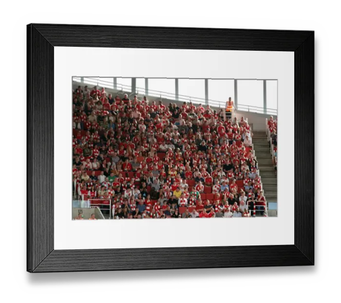 Framed Print : Arenal fans with their scarves