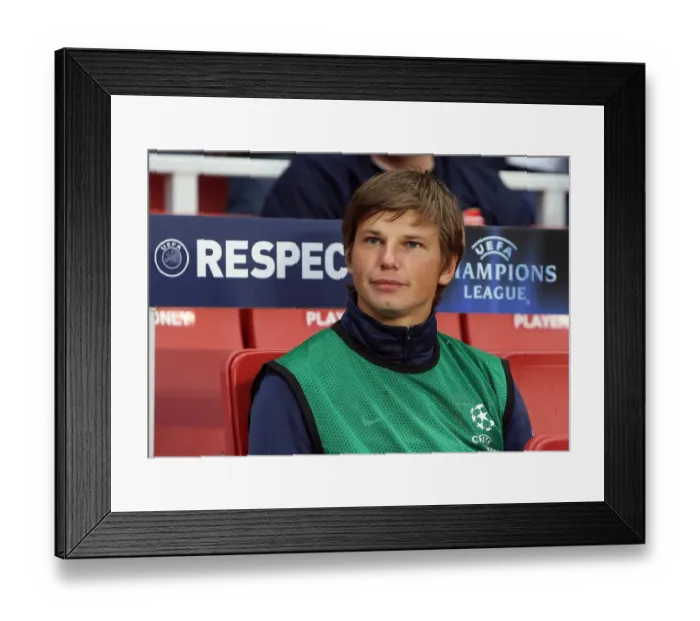 Framed Print : Arshavin Shines: Arsenal's 3:1 Victory Over Celtic in the UEFA Champions League Qualifier
