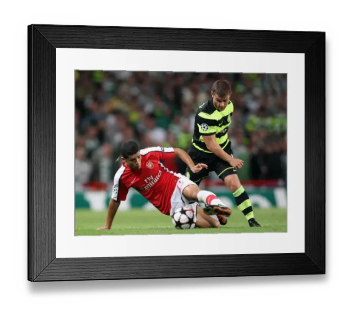 Framed Print : Denilson (Arsenal) Shaun Maloney (Celtic) Framed Print : Denilson (Arsenal) Shaun Maloney (Celtic)
