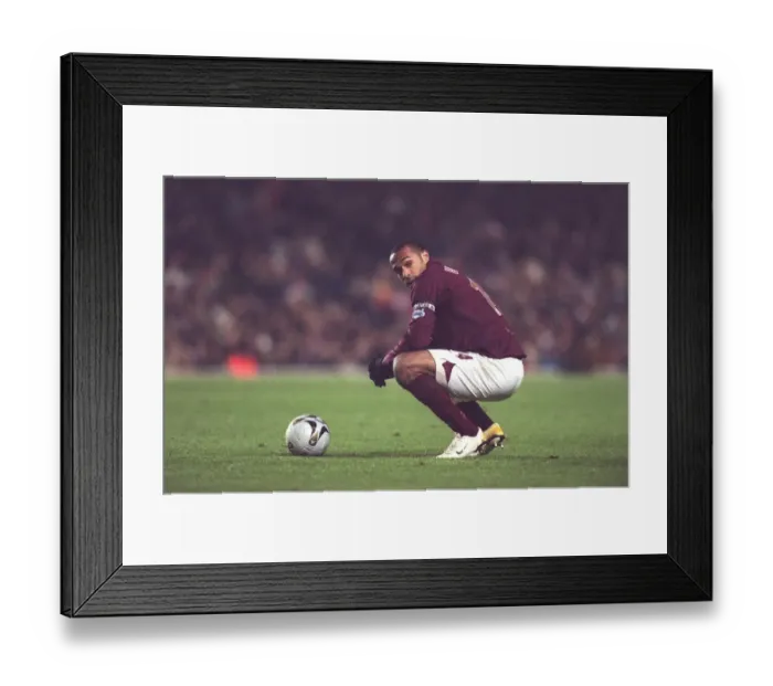 Framed Print : Thierry Henry in Action: Arsenal vs. Wigan Athletic in Carling League Cup Semifinal, 2005 Framed Print : Thierry Henry in Action: Arsenal vs. Wigan Athletic in Carling League Cup Semifinal, 2005