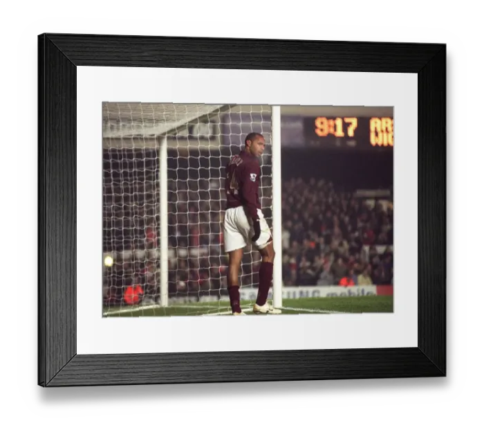 Framed Print : Thierry Henry in Action: A Bittersweet Night at Highbury - Arsenal vs Wigan Athletic, Carling League Cup Semifinal Framed Print : Thierry Henry in Action: A Bittersweet Night at Highbury - Arsenal vs Wigan Athletic, Carling League Cup Semifinal