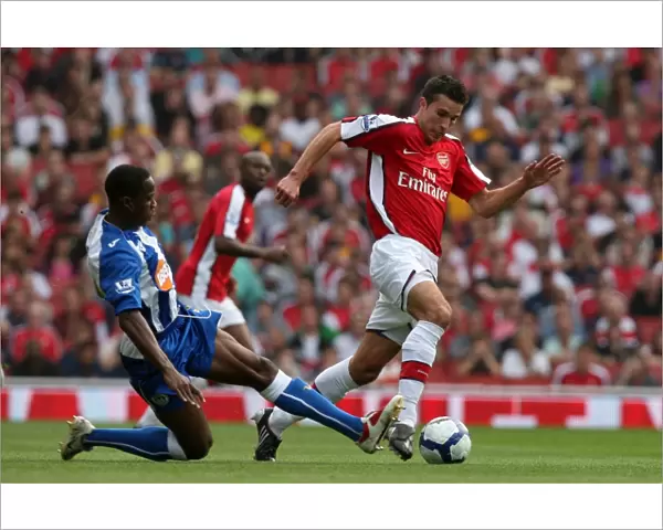 Robin van Persie (Arsenal) Mohamed Diame (Wigan)