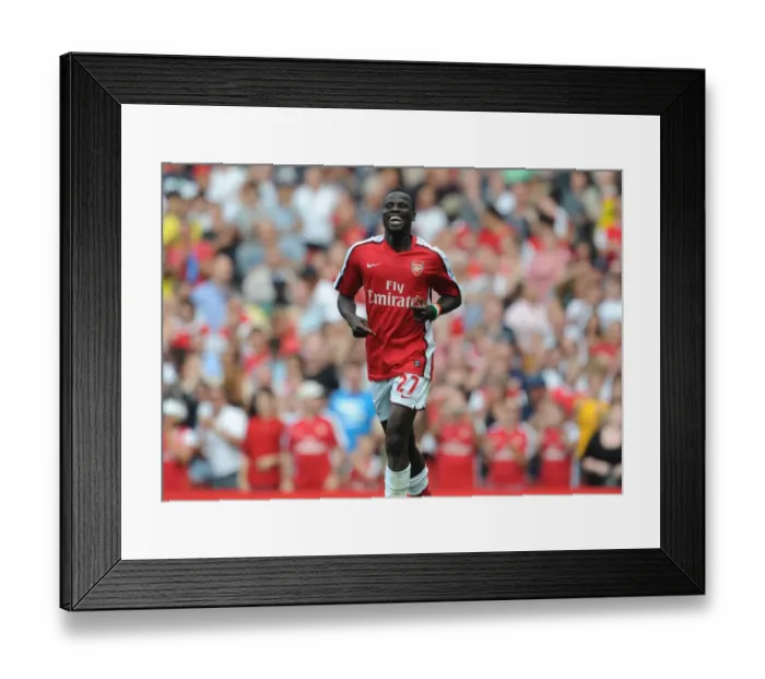 Framed Print : Arsenal's Thrilling 4-0 Victory: Eboue's Triumph at Emirates Stadium (2009) Framed Print : Arsenal's Thrilling 4-0 Victory: Eboue's Triumph at Emirates Stadium (2009)