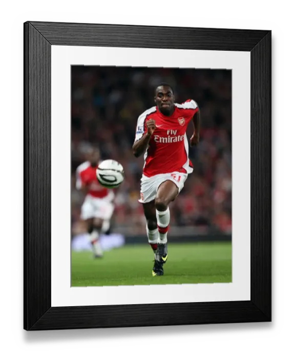 Framed Print : Gilles Sunu Scores for Arsenal: 2-0 Win over West Bromwich Albion in Carling Cup