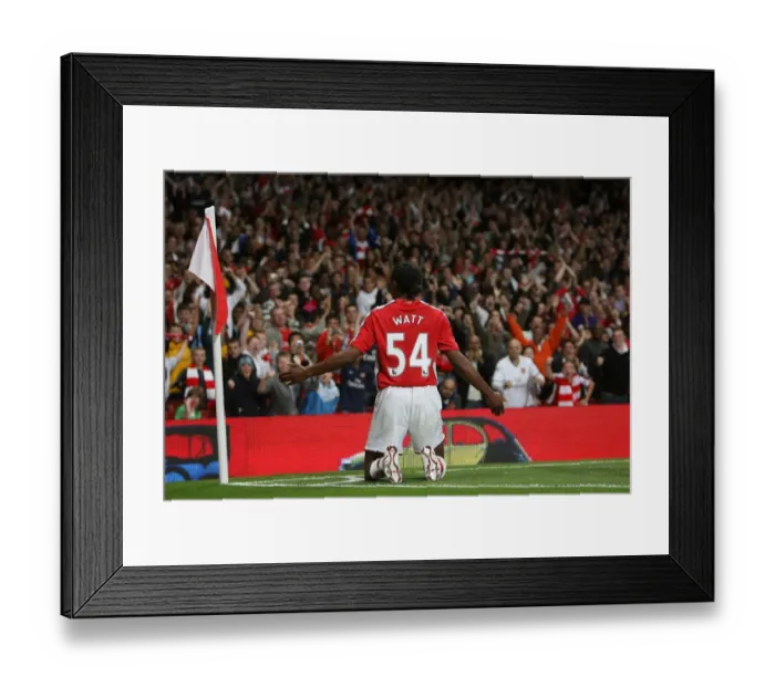 Framed Print : Sanchez Watt's Thrilling Goal: Arsenal's 2-0 Lead Against West Brom in Carling Cup