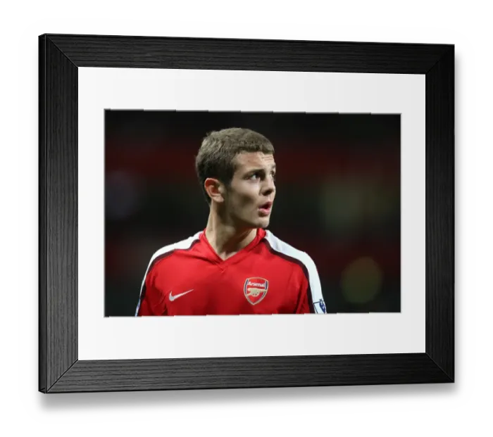 Framed Print : Jack Wilshere Shines: Arsenal's 2-0 Carling Cup Victory over West Bromwich Albion, September 2009