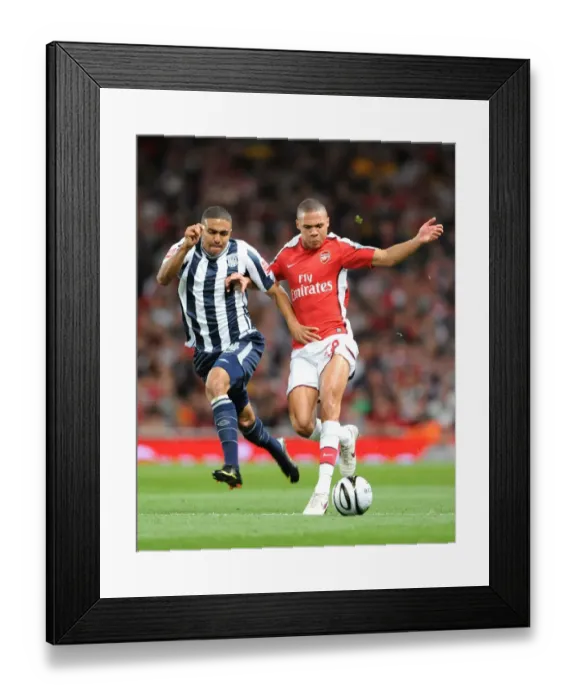 Framed Print : Arsenal's Kieran Gibbs Scores Twice as Gunners Defeat West Brom 2:0 in Carling Cup Framed Print : Arsenal's Kieran Gibbs Scores Twice as Gunners Defeat West Brom 2:0 in Carling Cup