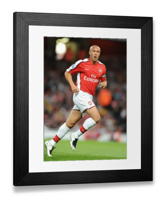Framed Print : Mikael Silvestre in Action: Arsenal's 2:0 Victory Over West Bromwich Albion in Carling Cup, Emirates Stadium (September 22, 2009) Framed Print : Mikael Silvestre in Action: Arsenal's 2:0 Victory Over West Bromwich Albion in Carling Cup, Emirates Stadium (September 22, 2009)