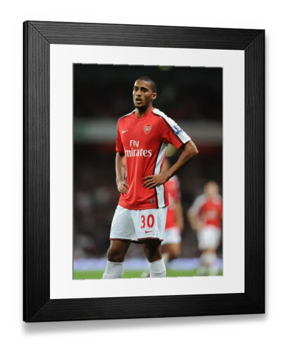 Framed Print : Armand Traore in Action: Arsenal's 2-0 Win over West Bromich Albion in Carling Cup